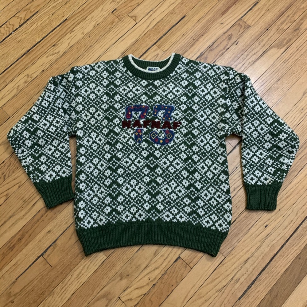 VINTAGE Size M/L Naf Naf Designer Sweater